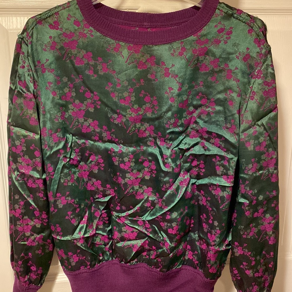 1970’s vintage Charlotte Ford Silk Reversible Pullover S P E C T A C U L A R !!! - Picture 5 of 9